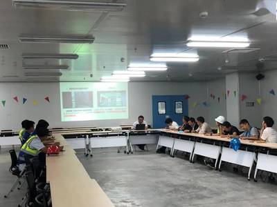 雙節(jié)前夕，東方日升義烏生產(chǎn)基地開展安全大行動 教育咨詢與管理并重